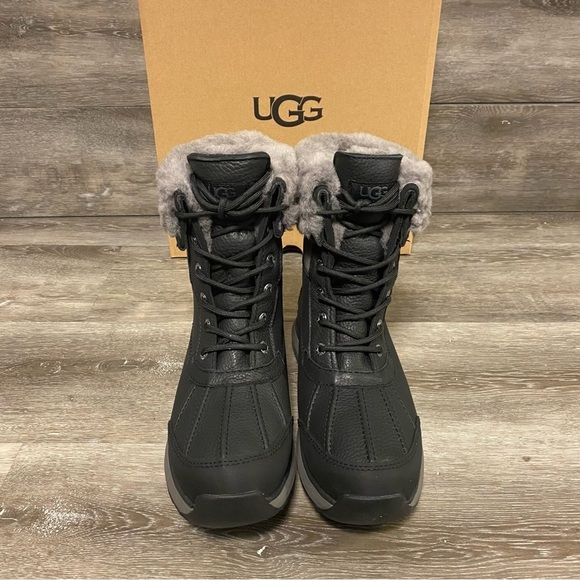 UGG | Adirondack Boot III In Black Snow Boots NEW Size 10 - Picture 4 of 12